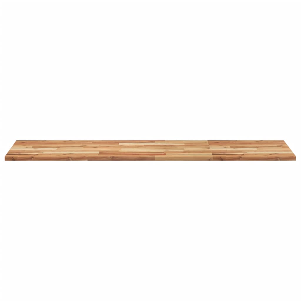 Piano da Bagno Finitura a Olio 120x50x2 cm in Legno di Acacia