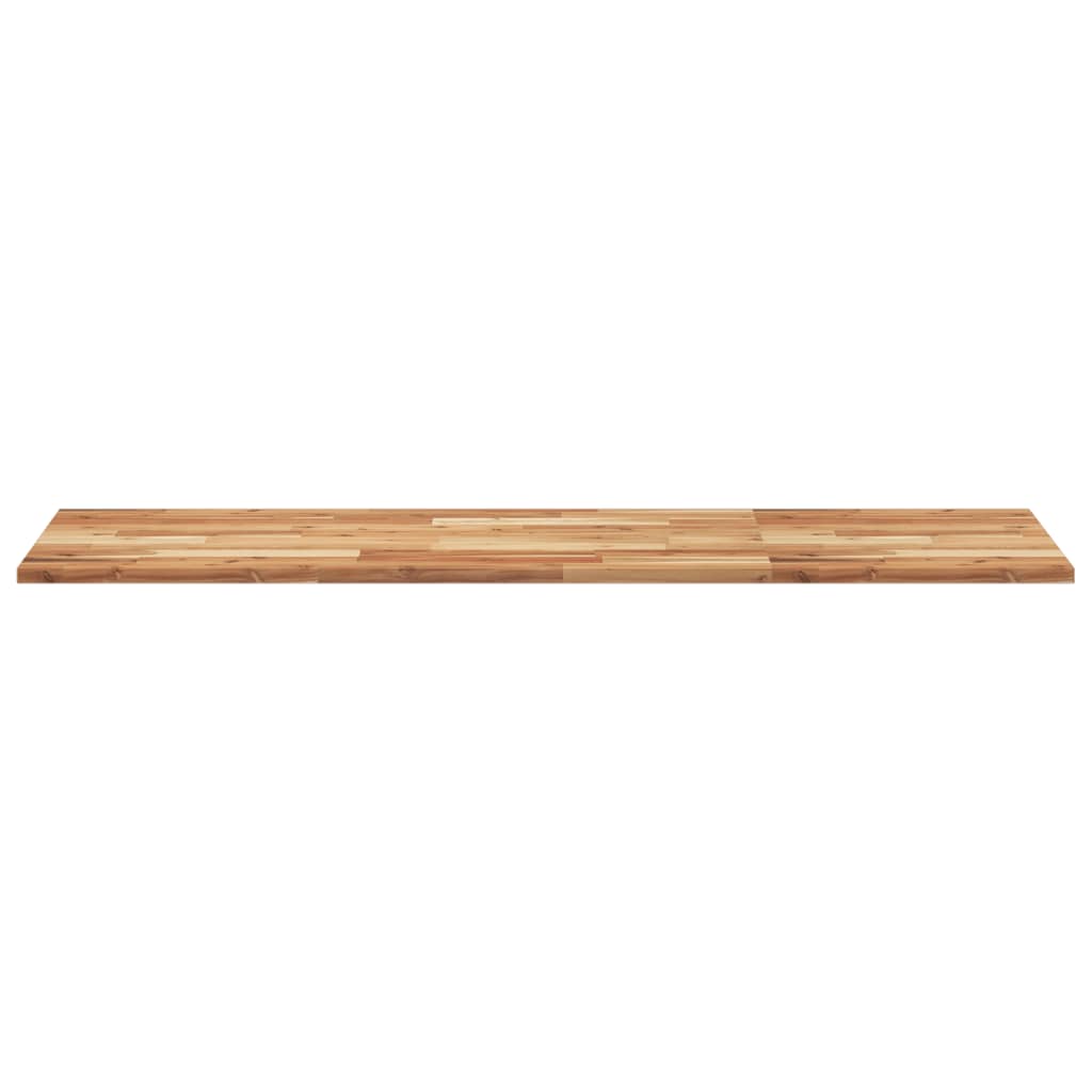 Piano da Bagno Finitura a Olio 140x50x2 cm in Legno di Acacia | homemem39
