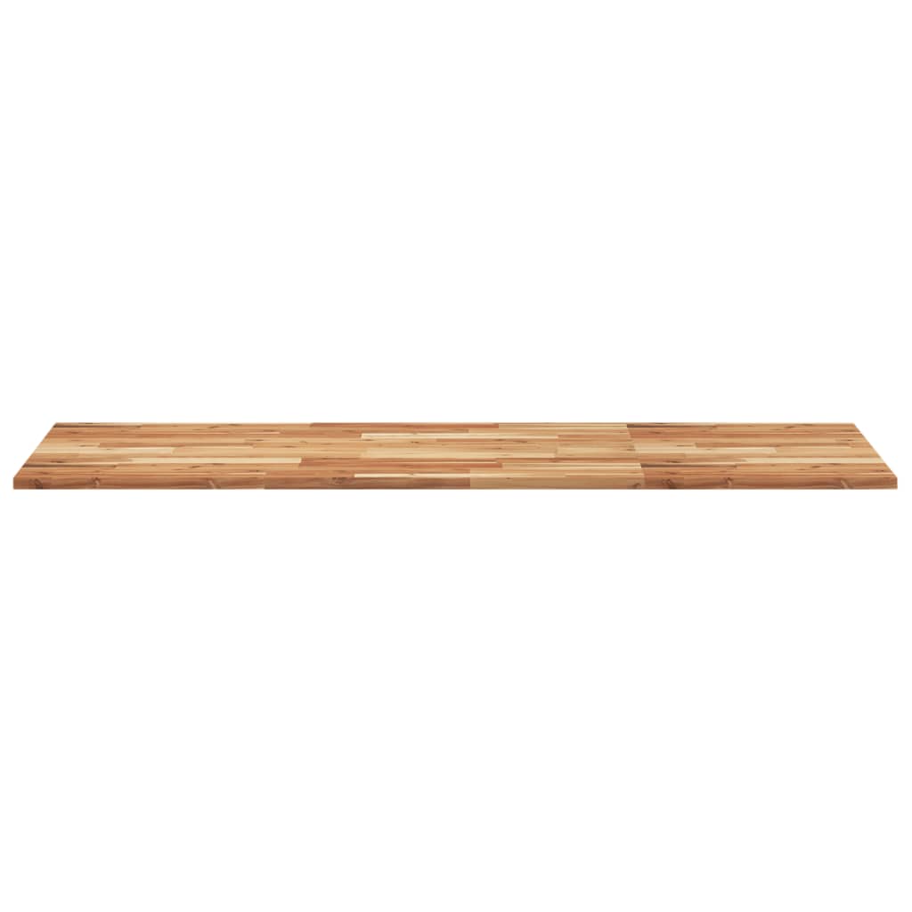 Piano da Bagno Finitura a Olio 140x60x2 cm in Legno di Acacia | homemem39