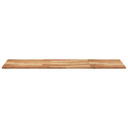 Piano da Bagno Finitura a Olio 140x60x2 cm in Legno di Acacia | homemem39