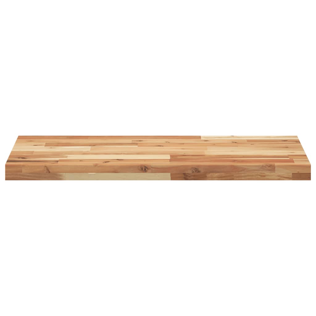 Piano da Bagno Finitura a Olio 80x40x4 cm in Legno di Acacia | homemem39