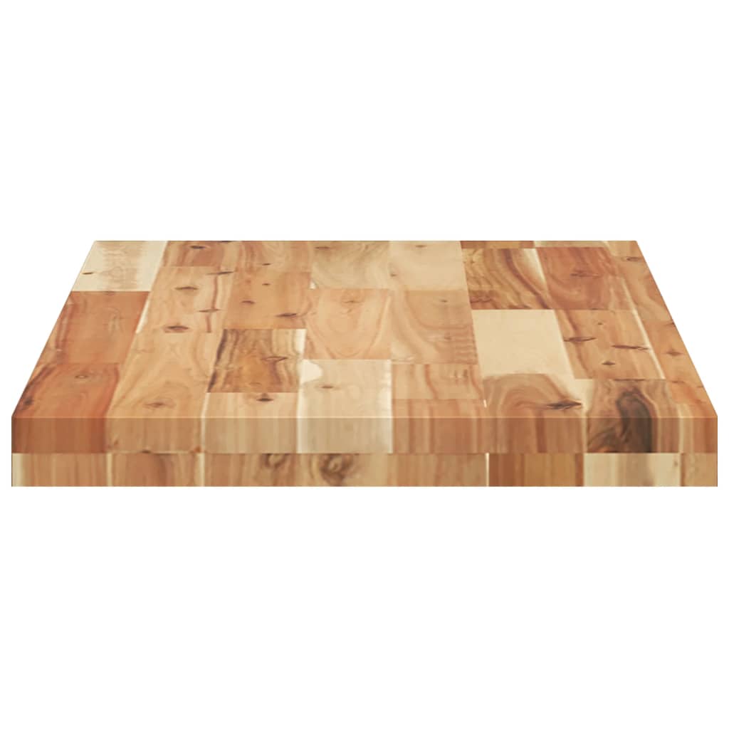 Piano da Bagno Finitura a Olio 80x40x4 cm in Legno di Acacia | homemem39