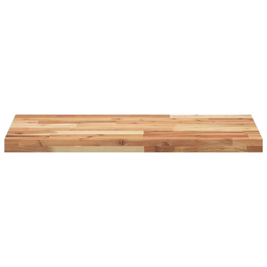 Piano da Bagno Finitura a Olio 100x40x4 cm in Legno di Acacia | homemem39