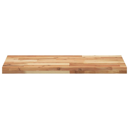Piano da Bagno Finitura a Olio 100x40x4 cm in Legno di Acacia | homemem39