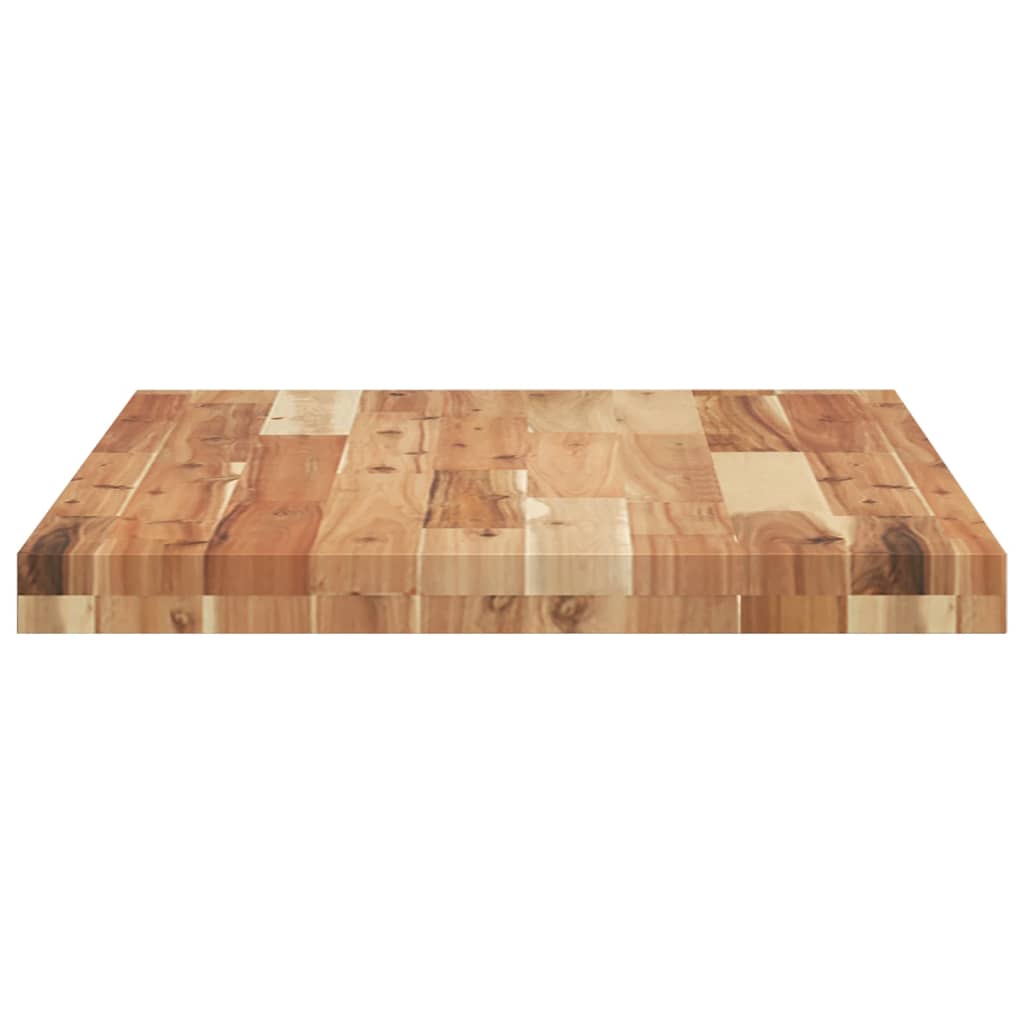 Piano da Bagno Finitura a Olio 100x50x4 cm in Legno di Acacia | homemem39