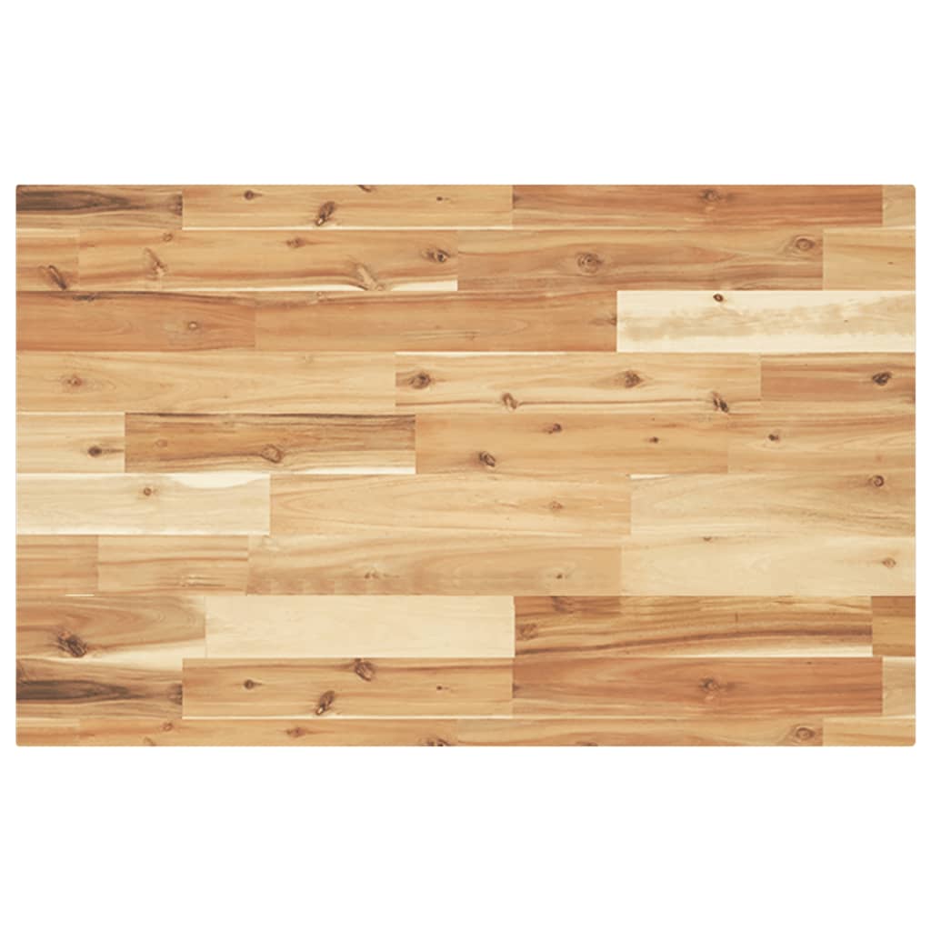 Piano da Bagno Finitura a Olio in Legno di Acacia