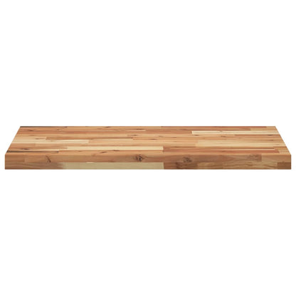 Piano da Bagno Finitura a Olio in Legno di Acacia