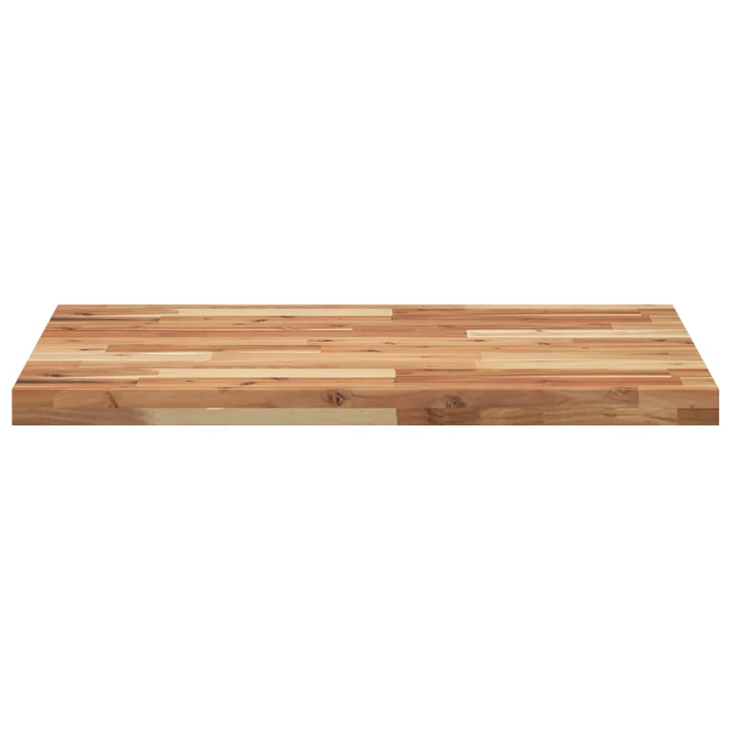 Piano da Bagno Finitura a Olio 100x60x4 cm in Legno di Acacia | homemem39