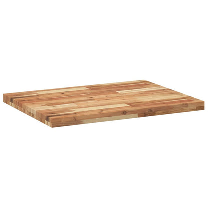 Piano da Bagno Finitura a Olio 100x60x4 cm in Legno di Acacia | homemem39