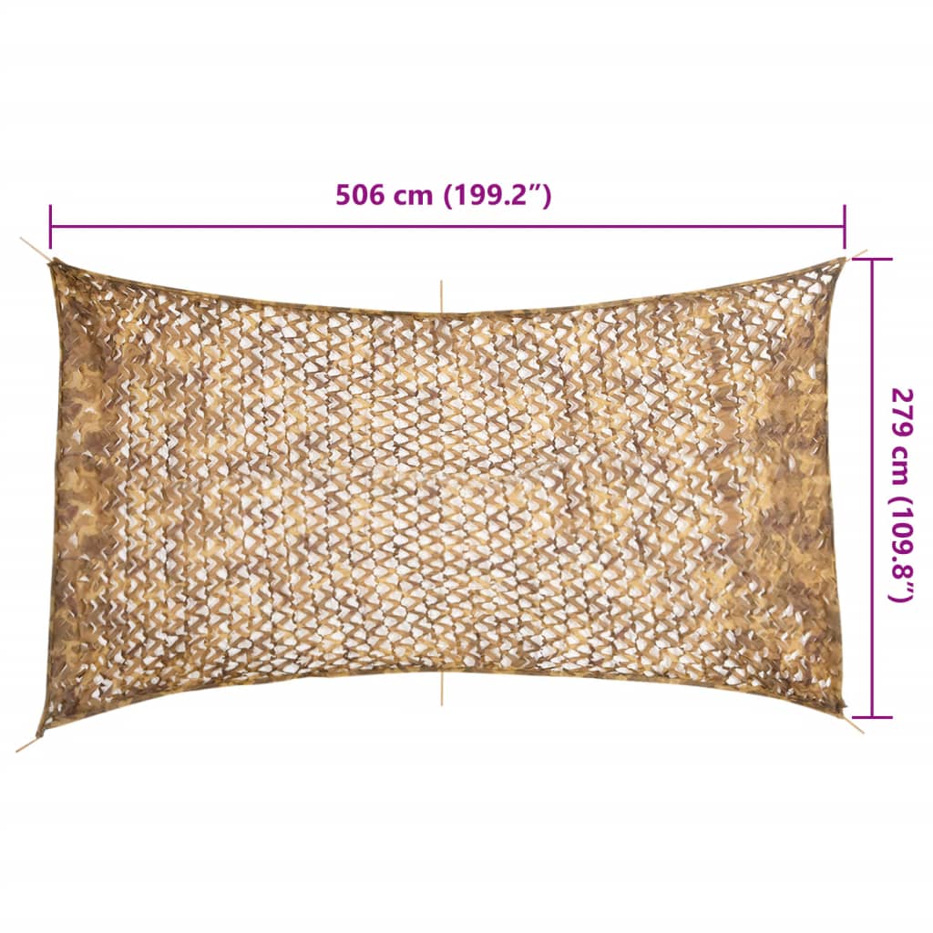 Rete Mimetica con Custodia di Conservazione 506x279 cm Sabbia | homemem39