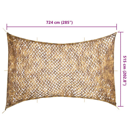 Rete Mimetica con Custodia di Conservazione 724x515 cm Sabbia | homemem39