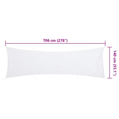 Rete Mimetica con Custodia di Conservazione 706x140 cm Bianca | homemem39