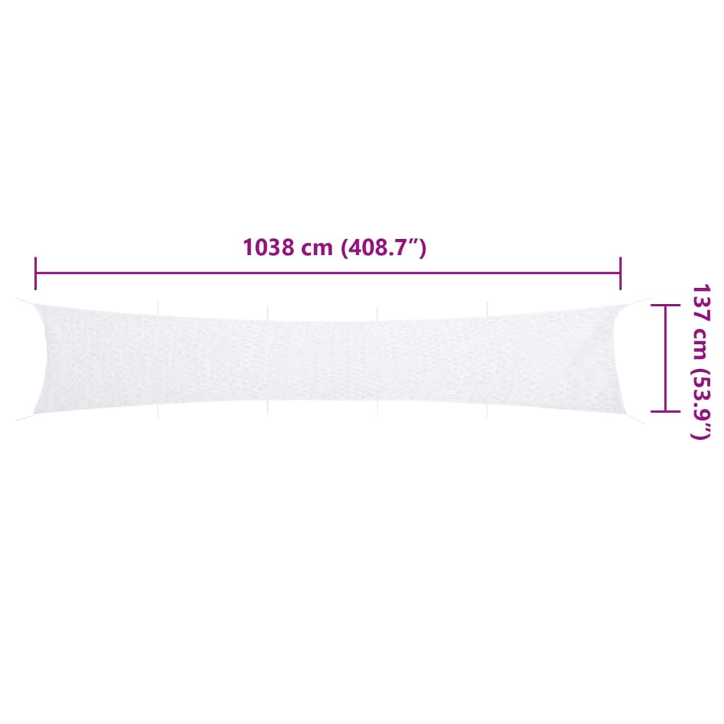 Rete Mimetica con Custodia di Conservazione 1038x137 cm Bianca | homemem39