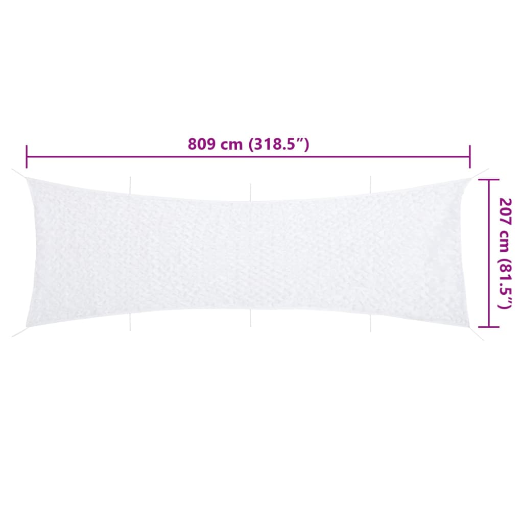 Rete Mimetica con Custodia di Conservazione 809x207 cm Bianca | homemem39