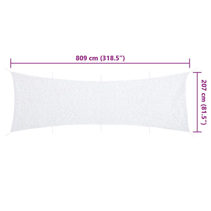 Rete Mimetica con Custodia di Conservazione 809x207 cm Bianca | homemem39