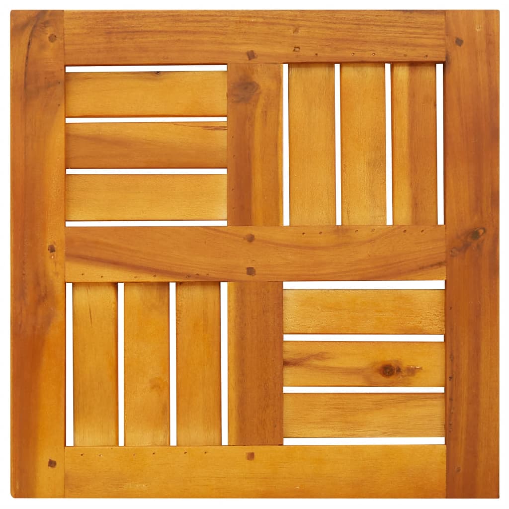 Piano per Tavolo 40x40x2 cm Quadrato Legno Massello di Faggio | homemem39
