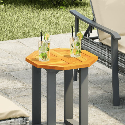 Piano per Tavolo 40x40x2 cm Ottagonale Legno Massello di Acacia