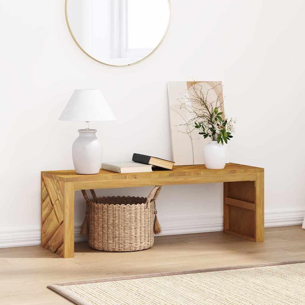 Tavolino da Salotto 110x35x38 cm in Legno Massello di Teak | homemem39