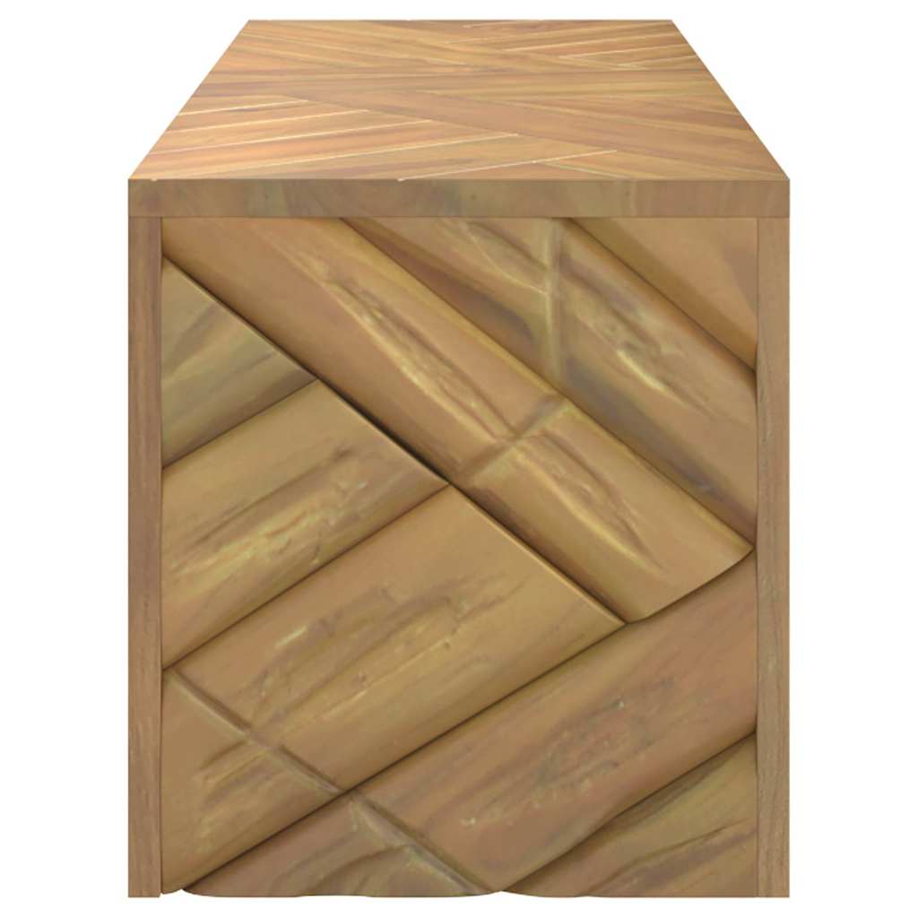 Tavolino da Salotto 110x35x38 cm in Legno Massello di Teak | homemem39