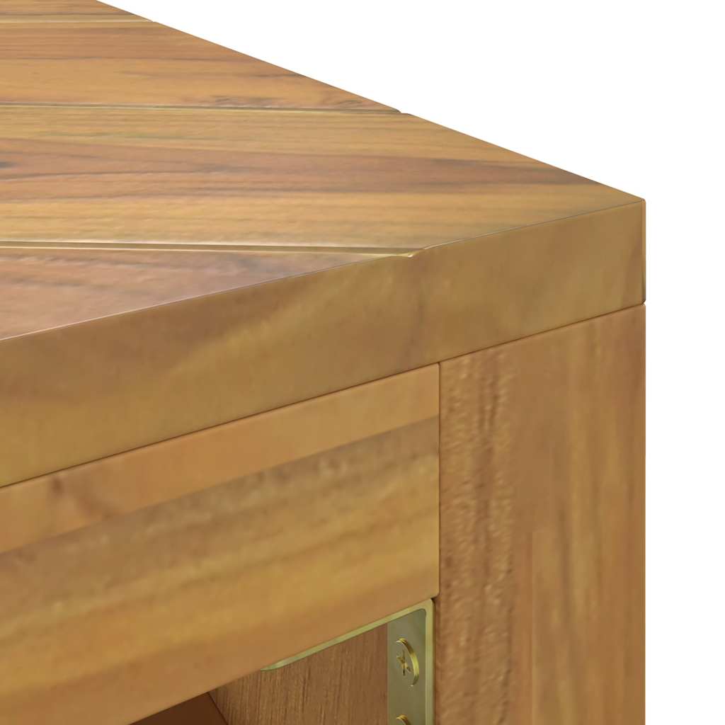 Tavolino da Salotto 110x60x38 cm in Legno Massello di Teak | homemem39