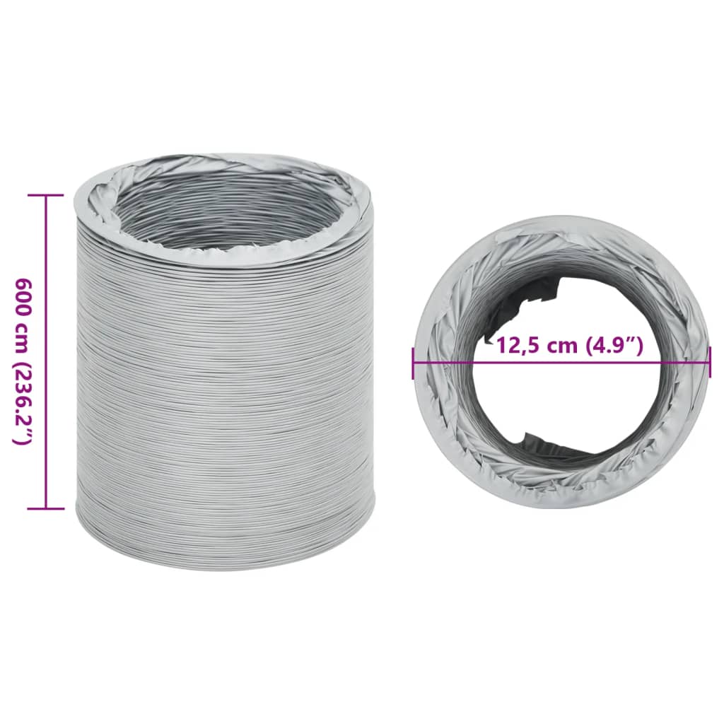 Condotto di Ventilazione in PVC 6 m Ø12,5 cm | homemem39