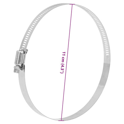 Fascette Stringitubo 6pz 91-110 mm in Acciaio Inox 304 | homemem39