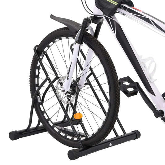 Supporto per 2 Bici da Pavimento Autoportante in Acciaio - homemem39