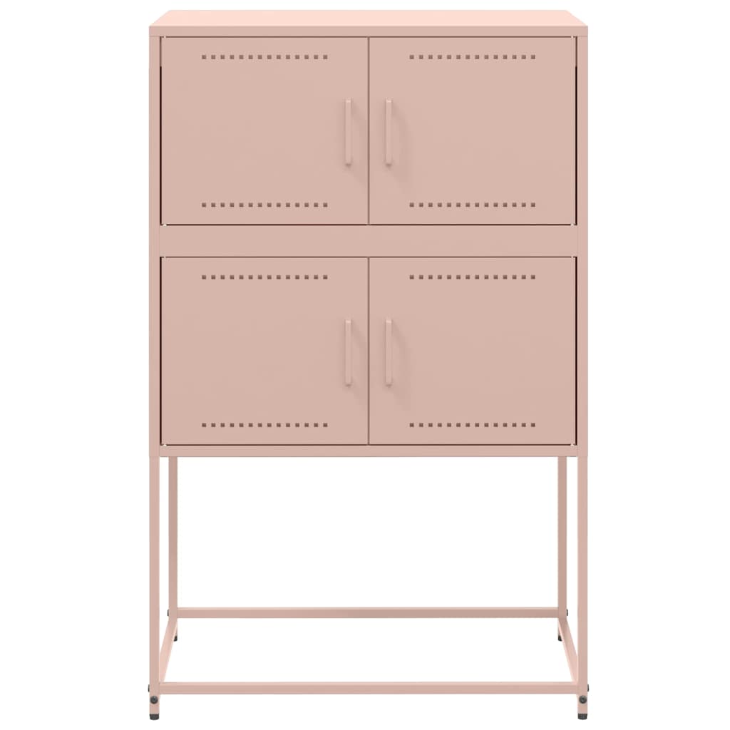 Credenza Rosa 68,5x38,5x107 cm in Acciaio | homemem39