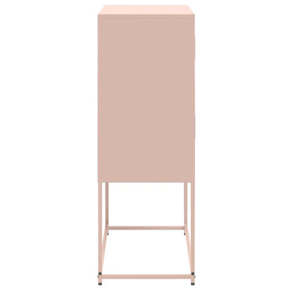 Credenza Rosa 68,5x38,5x107 cm in Acciaio | homemem39