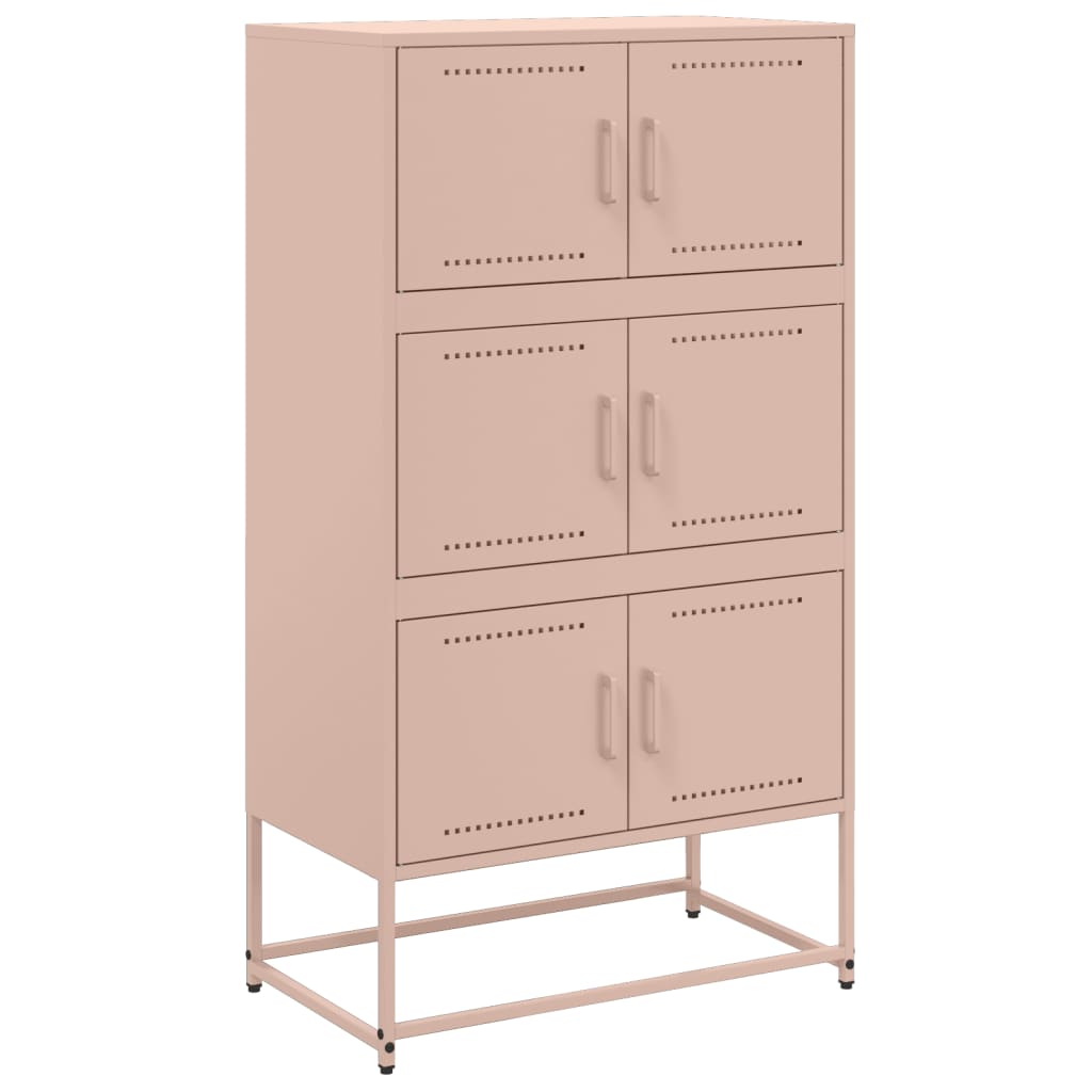Credenza Rosa 68,5x38,5x123,5 in Acciaio | homemem39