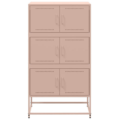Credenza Rosa 68,5x38,5x123,5 in Acciaio - homemem39