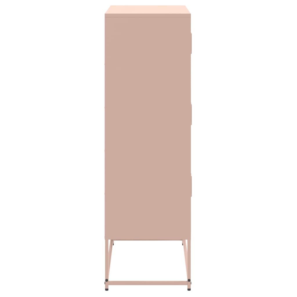 Credenza Rosa 68,5x38,5x123,5 in Acciaio | homemem39