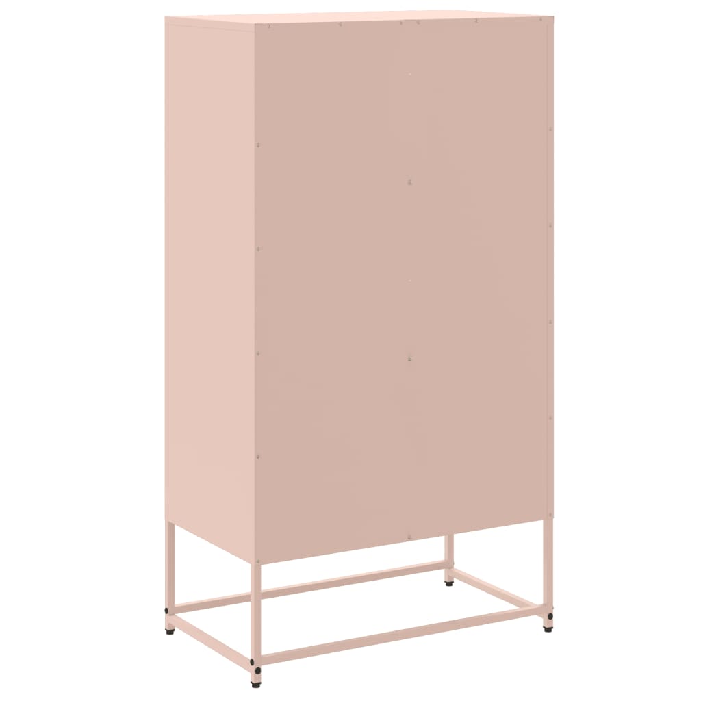 Credenza Rosa 68,5x38,5x123,5 in Acciaio | homemem39