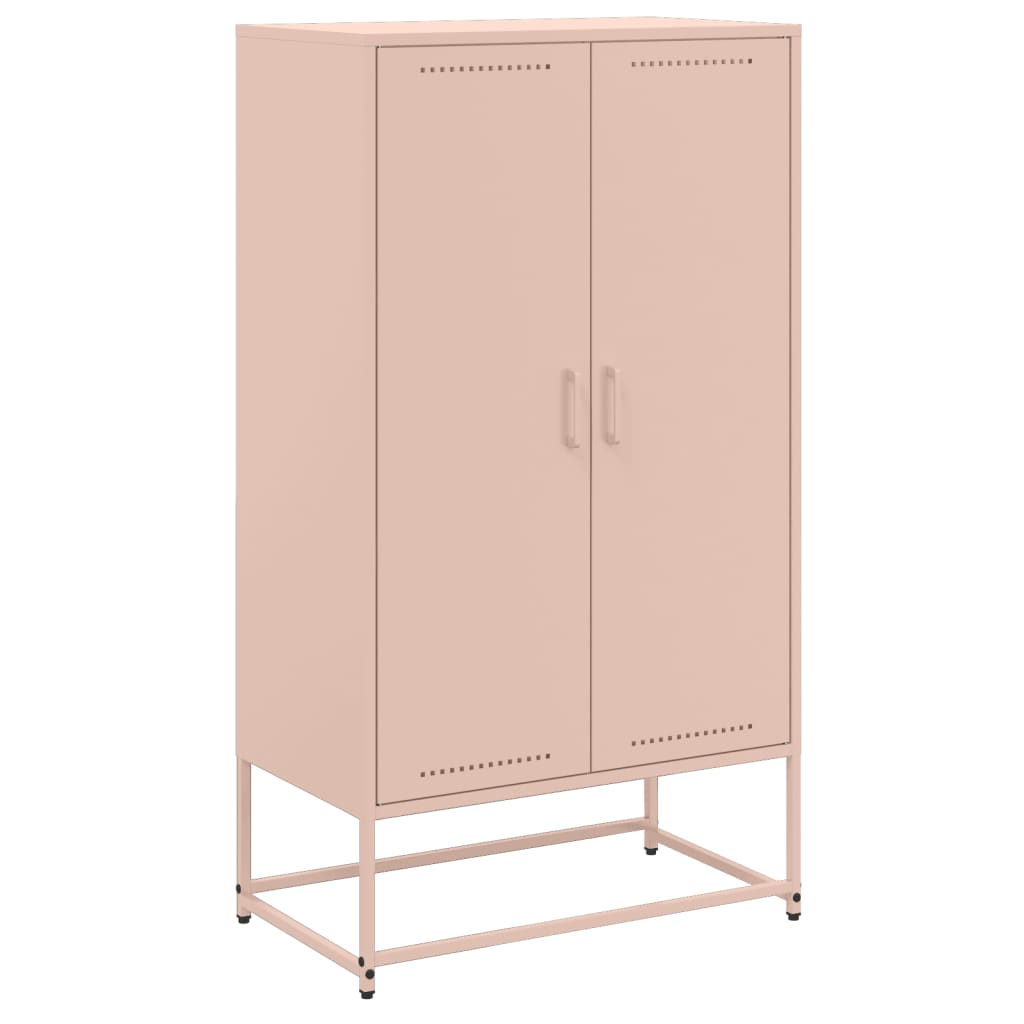 Credenza Rosa 68,5x38,5x123,5 in Acciaio - homemem39