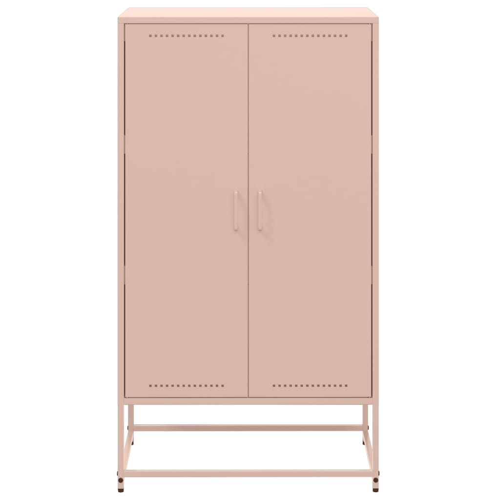 Credenza Rosa 68,5x38,5x123,5 in Acciaio - homemem39