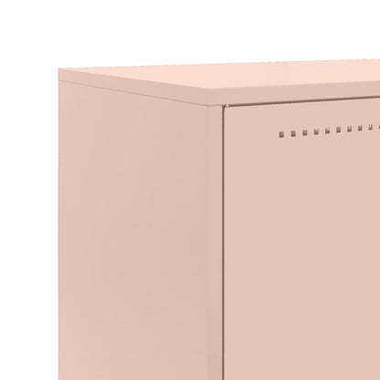 Credenza Rosa 68,5x38,5x123,5 in Acciaio - homemem39