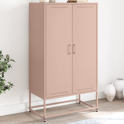 Credenza Rosa 68,5x38,5x123,5 in Acciaio - homemem39
