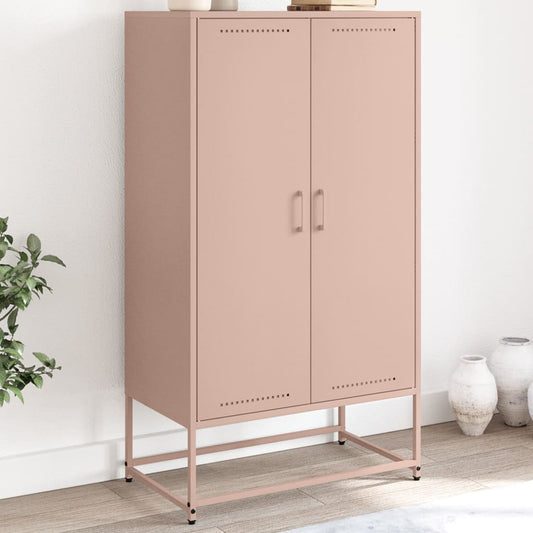 Credenza Rosa 68,5x38,5x123,5 in Acciaio - homemem39