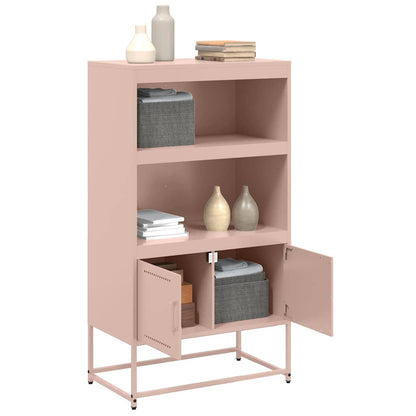 Credenza Rosa 68,5x38,5x123,5 in Acciaio - homemem39