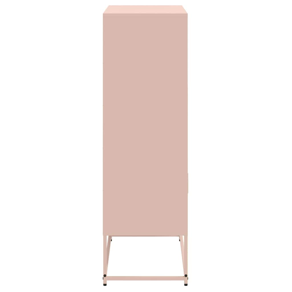 Credenza Rosa 68,5x38,5x123,5 in Acciaio | homemem39
