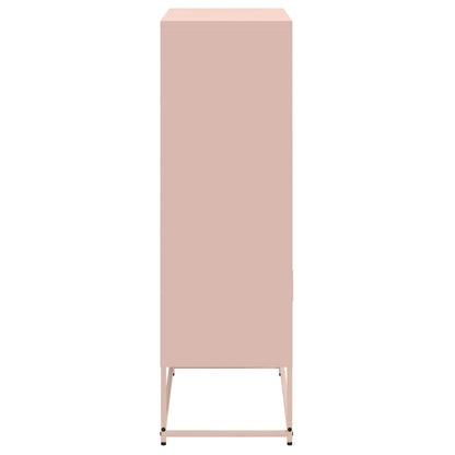 Credenza Rosa 68,5x38,5x123,5 in Acciaio - homemem39