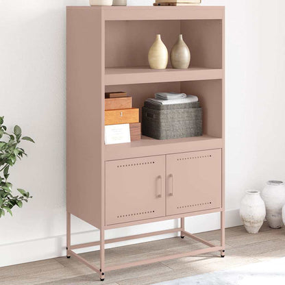 Credenza Rosa 68,5x38,5x123,5 in Acciaio - homemem39
