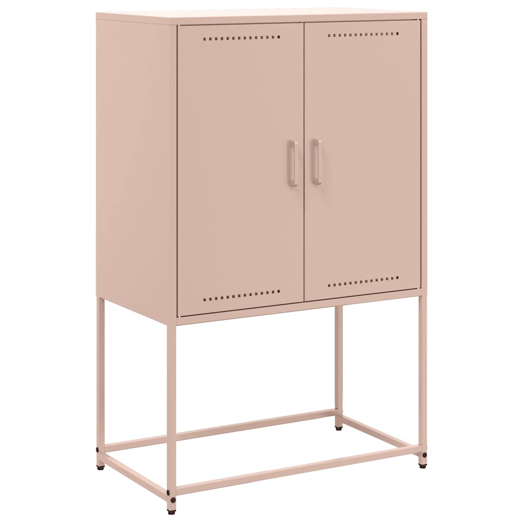 Credenza Rosa 68,5x38,5x107 cm in Acciaio | homemem39