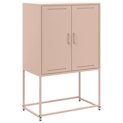 Credenza Rosa 68,5x38,5x107 cm in Acciaio - homemem39