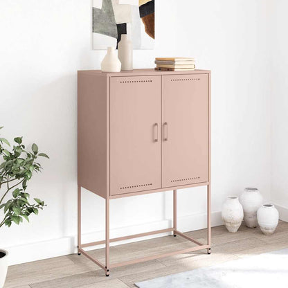 Credenza Rosa 68,5x38,5x107 cm in Acciaio | homemem39