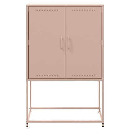Credenza Rosa 68,5x38,5x107 cm in Acciaio - homemem39
