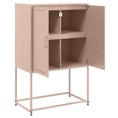 Credenza Rosa 68,5x38,5x107 cm in Acciaio | homemem39