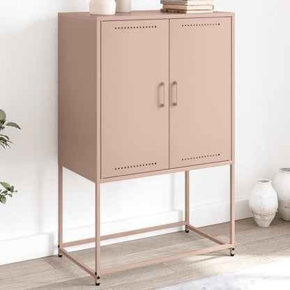 Credenza Rosa 68,5x38,5x107 cm in Acciaio