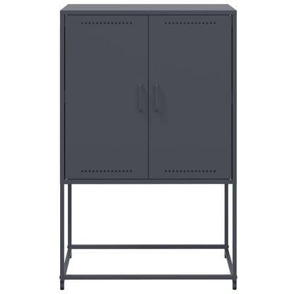Credenza Antracite 68,5x38,5x107 cm in Acciaio | homemem39