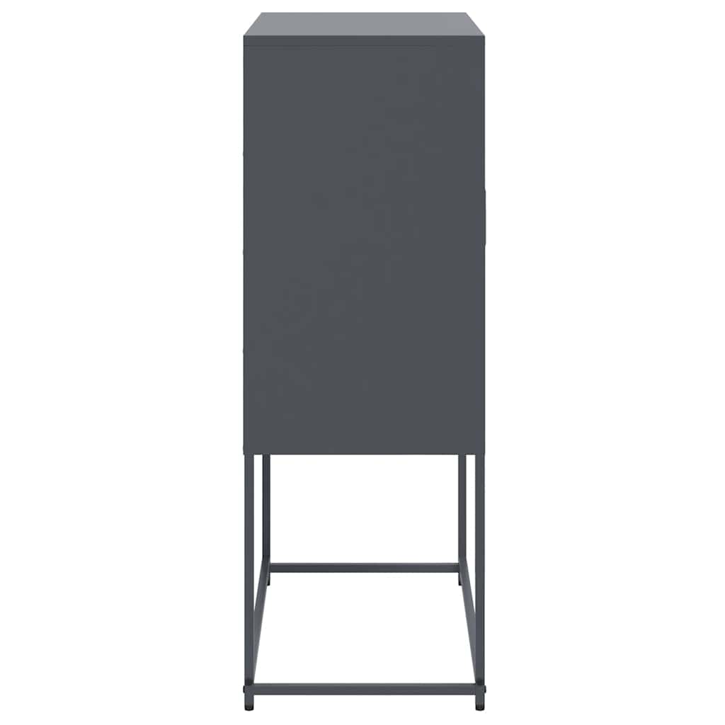 Credenza Antracite 68,5x38,5x107 cm in Acciaio | homemem39